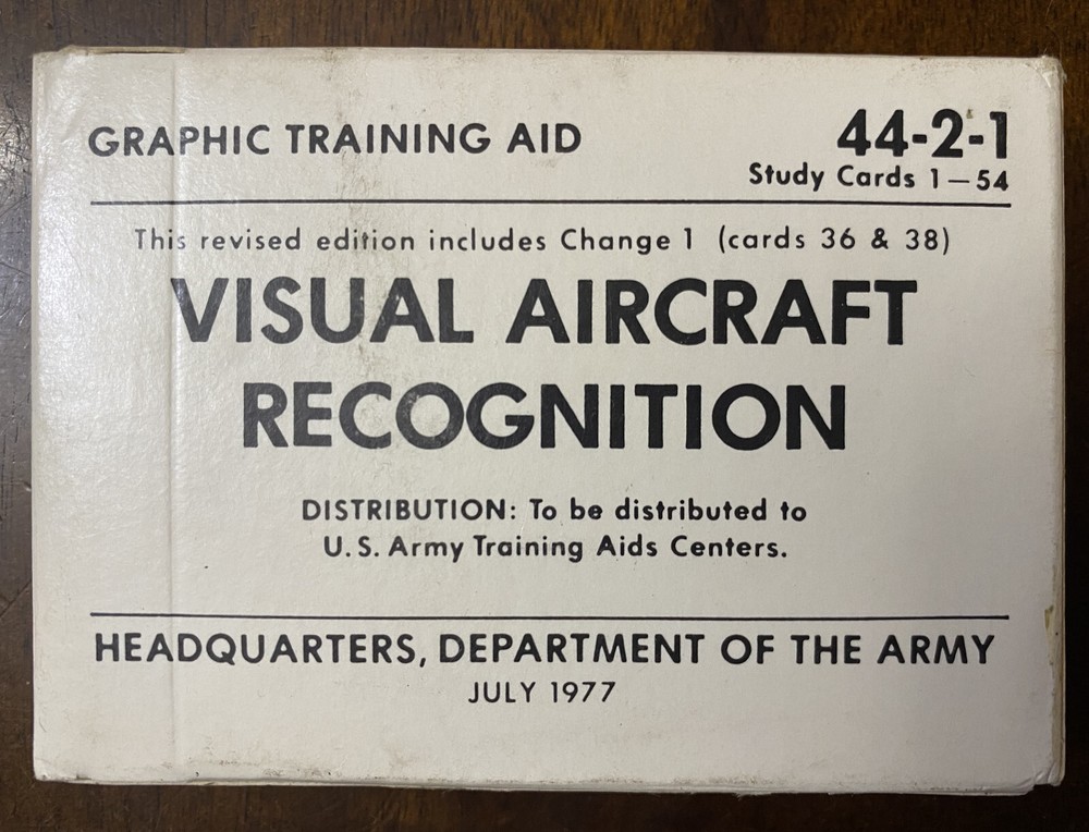 NOS - Graphic Training Aid 44-2-1 - Visual Aircraft Recognition - July 1977