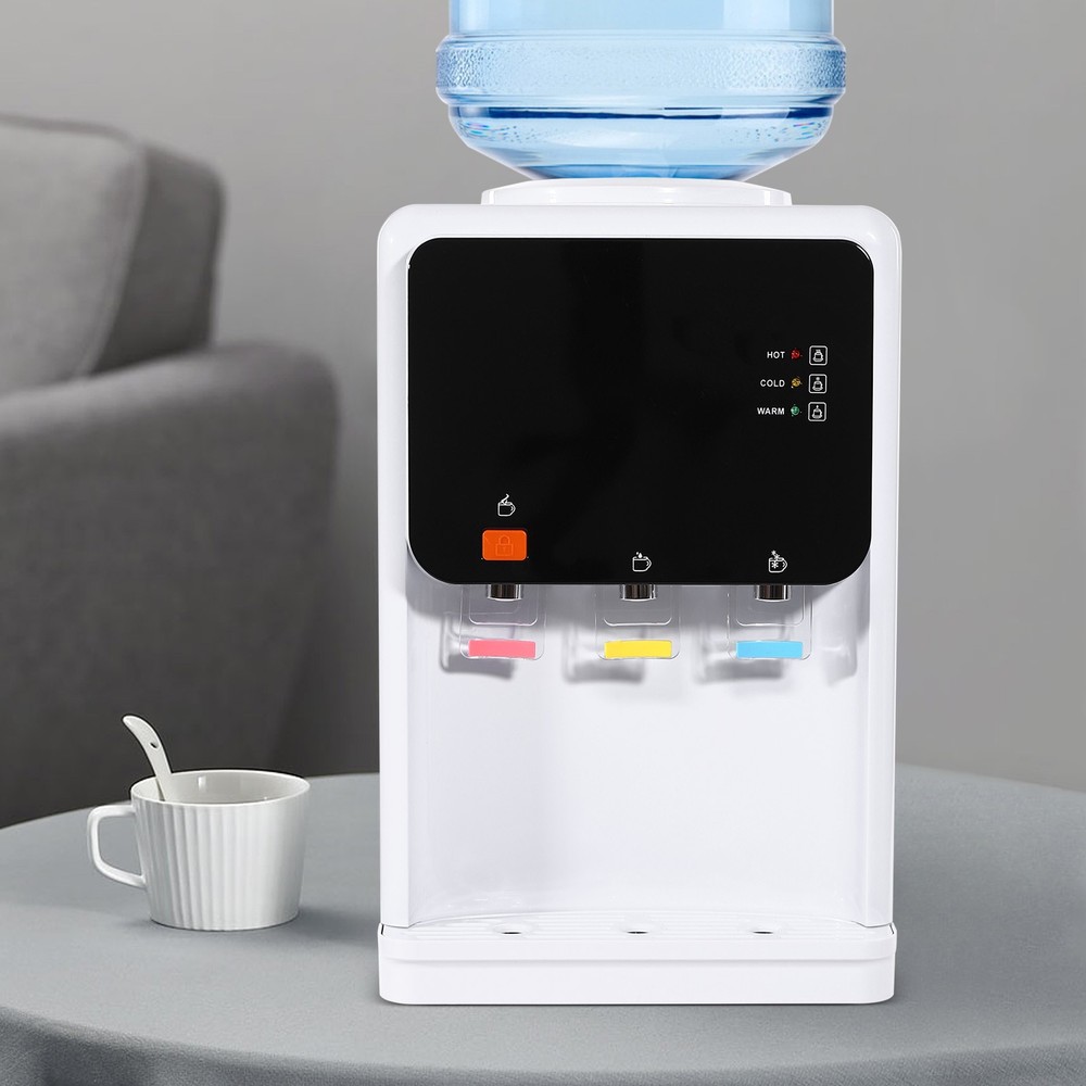 Top Loading Countertop Water Dispenser Hot Cold Water Cooler Drinking Machine