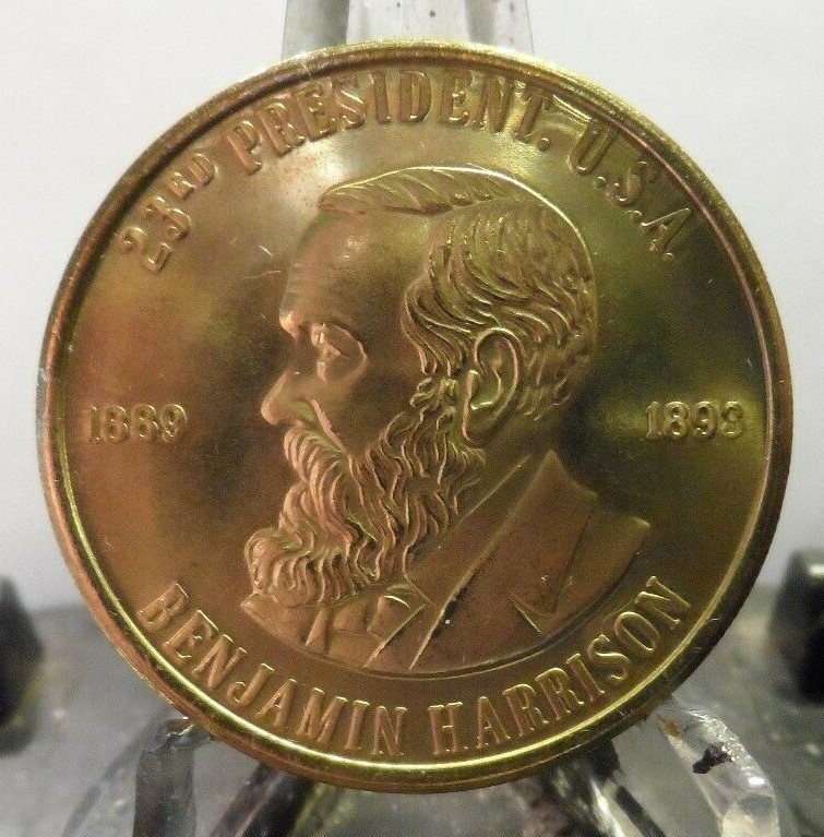 PREOWNED B. HARRISON PRES.(#28) MEDALLION(122919).....