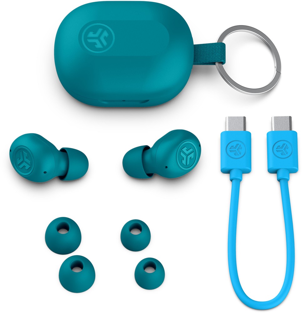 JLab - JBuds Mini True Wireless Earbuds - Aqua