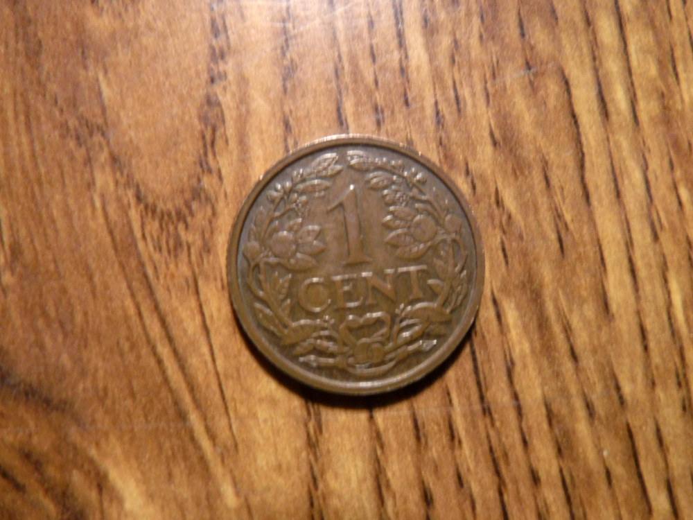 NETHERLANDS 1 CENT 1937 COIN (656)