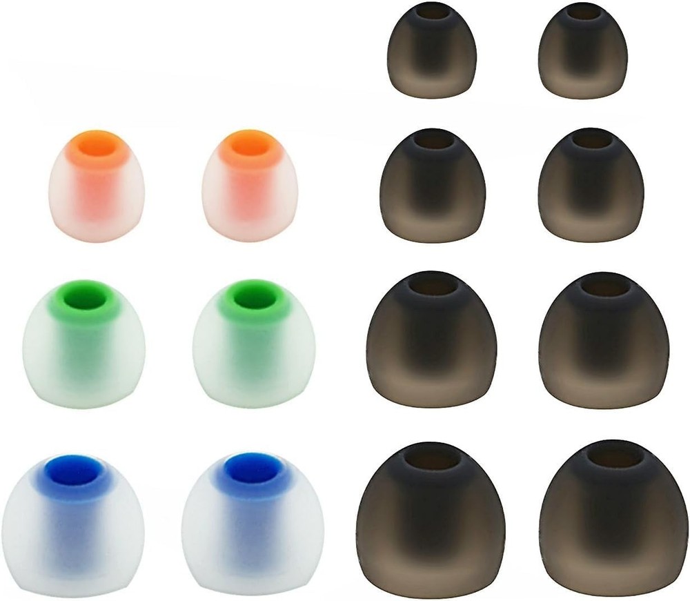 14pcs (NSY-TWTB) Premium Silicone Eartips Adapters Compatible with large