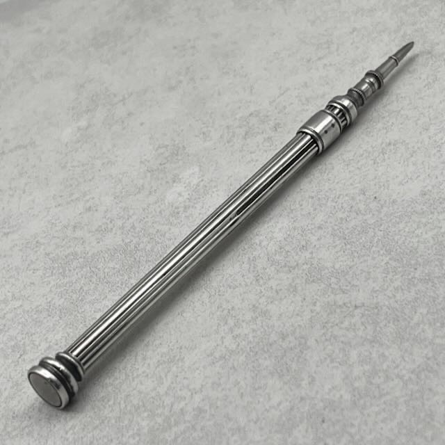 Antique solid sterling silver mechanical extending pencil Sampson Mordan & Co