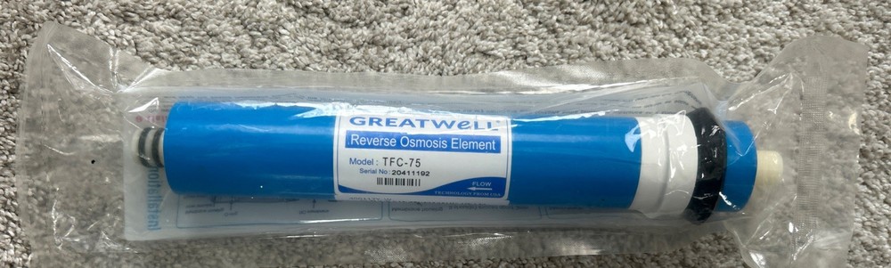 ****** NEW GREATWELL REVERSE OSMOSIS ELEMENT TFC-75 *******