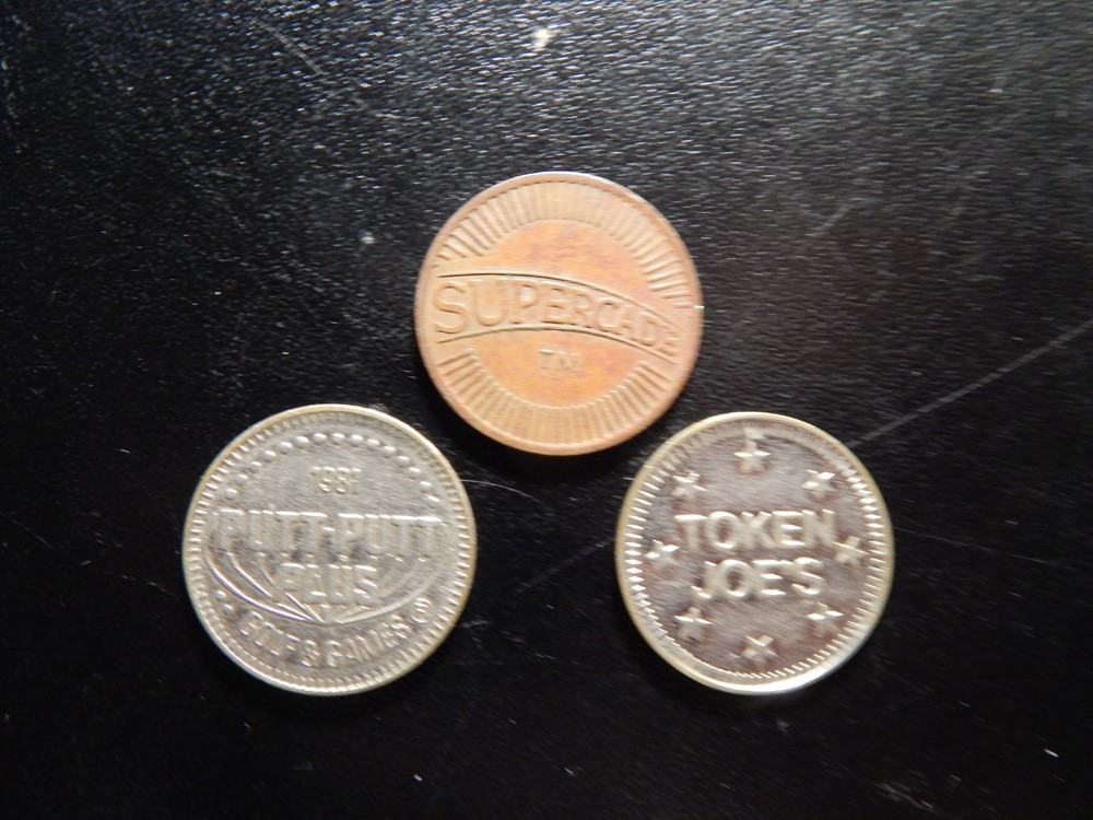 THREE GAME TOKENS!   ZZ763XTX
