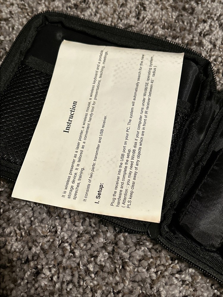 Presentation Wireless Presenter Remote USB Powerpoint Laser Pointer V Pointer