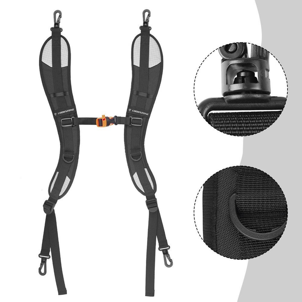Diverse Compatibility Adjustable Backpack Straps for Various Activities