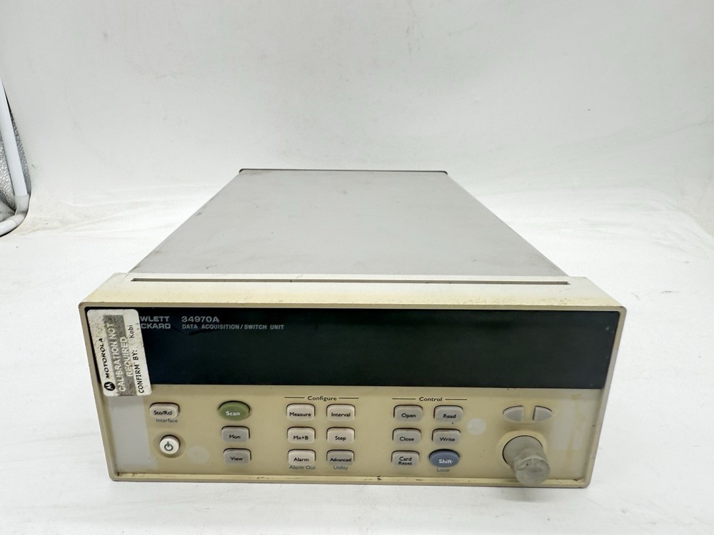 HP Agilent 34970A Data Acquisition / Switch Unit Mainframe