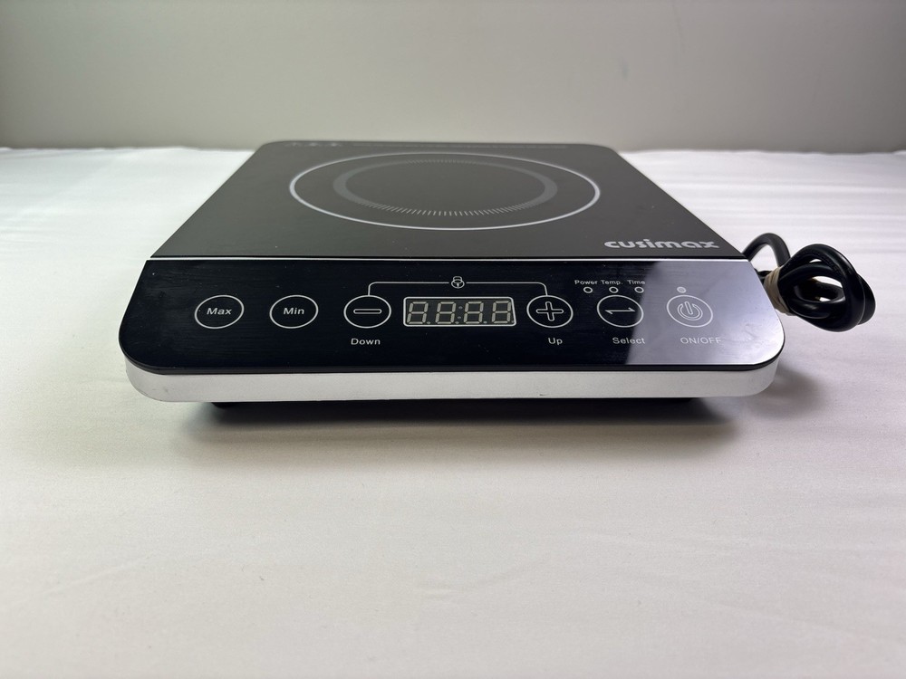 Cusimax Induction Burner w/ Timer, 10 Temp/9 Power Settings, CMIC-180B1