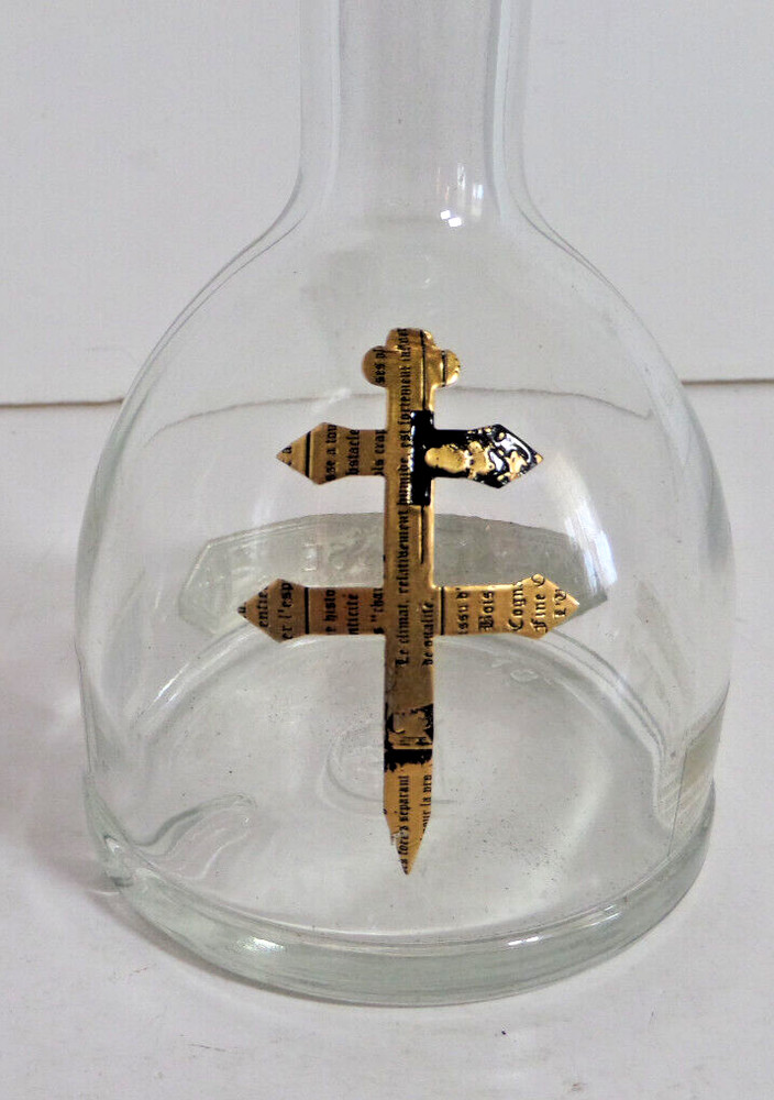 D'USSE Cognac bottle antique EMPTY