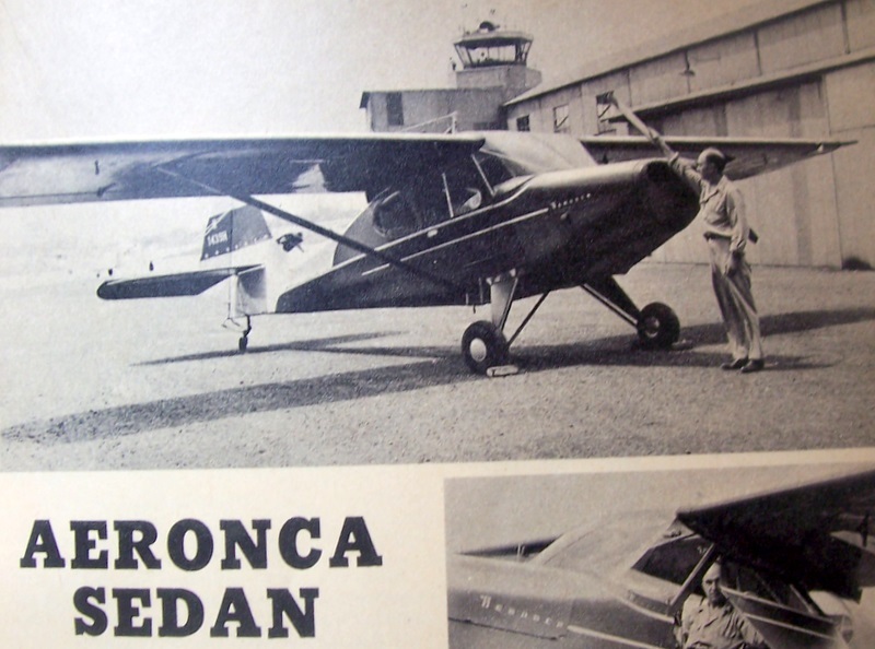 AERONCA SEDAN PLAN & PATTERNS + CONSTRUCTION ARTICLE for 47" RC Model Airplane