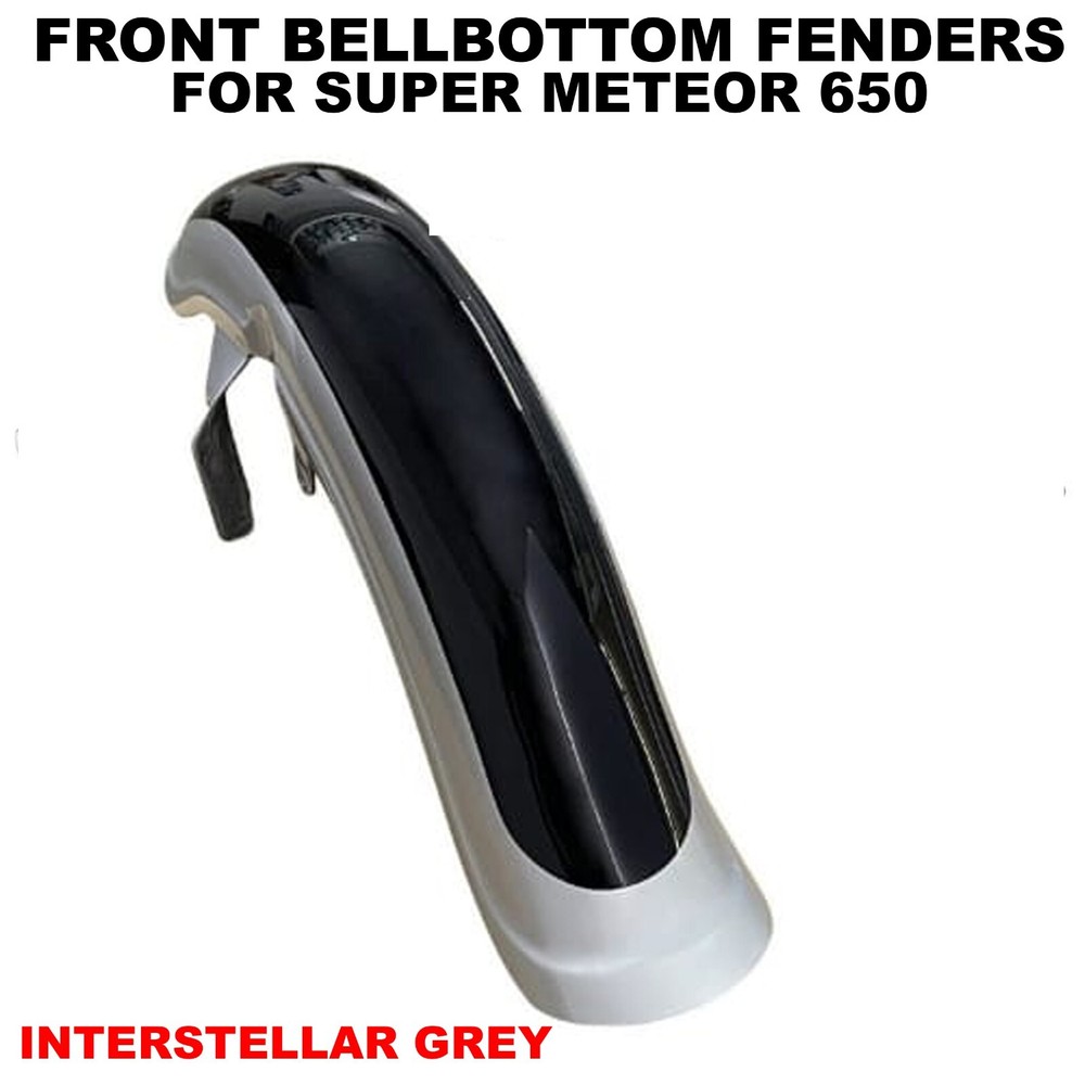 "BELLBOTTOM FENDER, INTERSTELLAR GREY" FRONT FIT FOR R.E SUPER METEOR 650