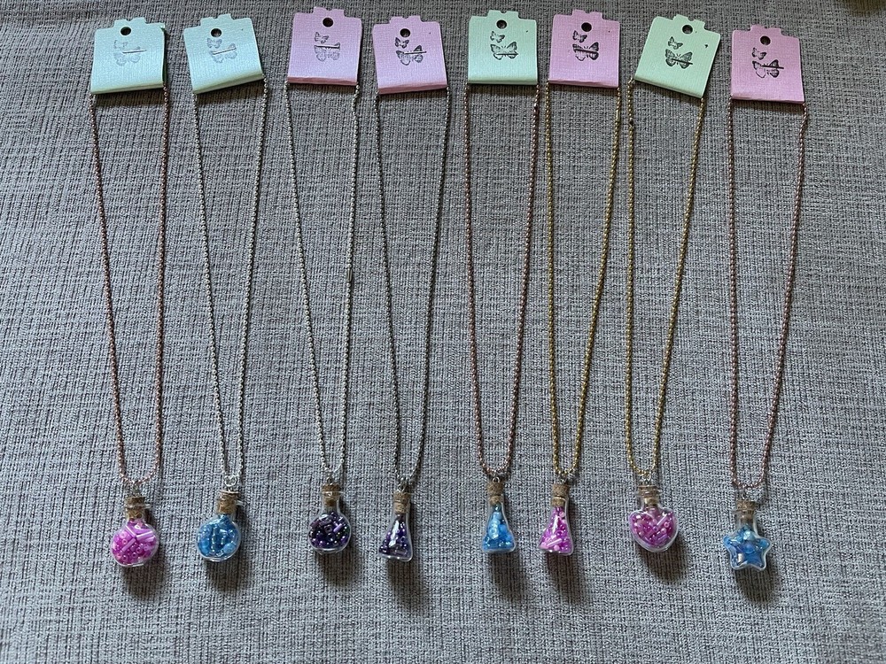 Handmade Spell Jar Bead Necklaces New