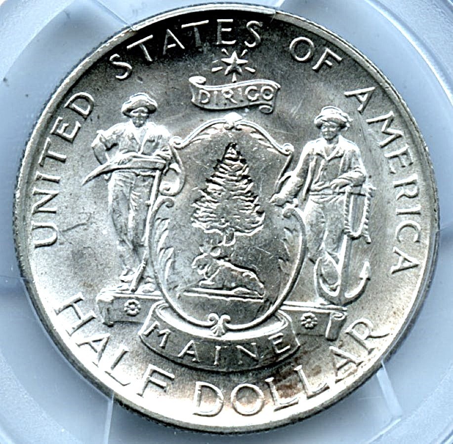 1920 Maine Silver Commemorative, PCGS MS65