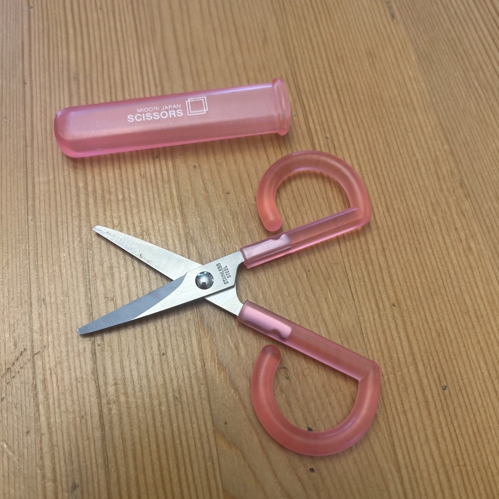 Miniature Purse Scissors With Blade Case, Super Convenient￼