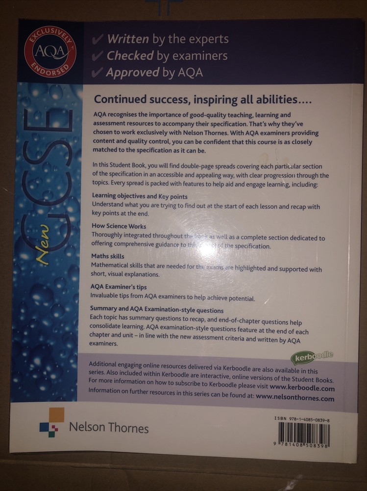 AQA Science GCSE Book