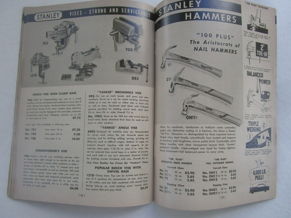 Vintage Stanley Catalog No. 53 - Do It Better With Stanley Tools