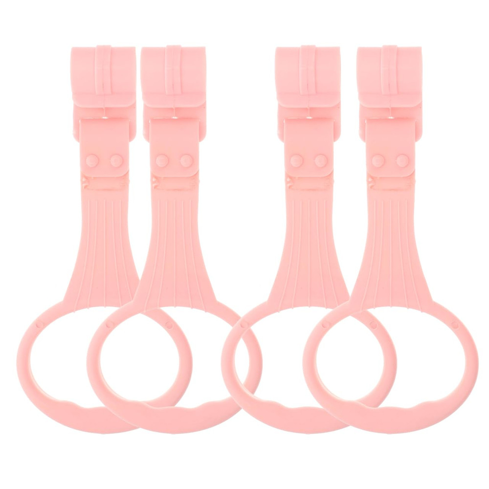4Pcs Pull up Rings Standing Walker Crib Tool Ring Playpen Crib Hook Help Stand u