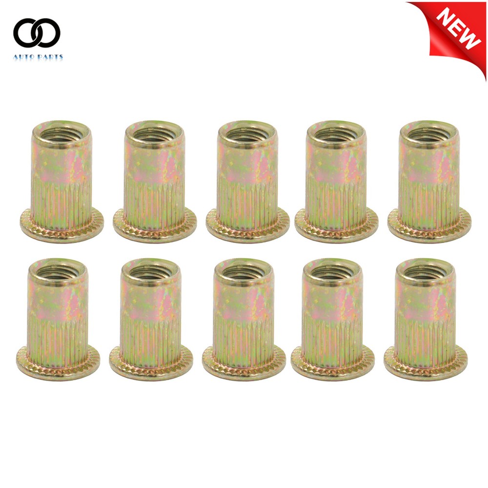 70 Pack Rivet Nuts Tool 14" Hand Riveter with 7PCS interchangeable mandrels