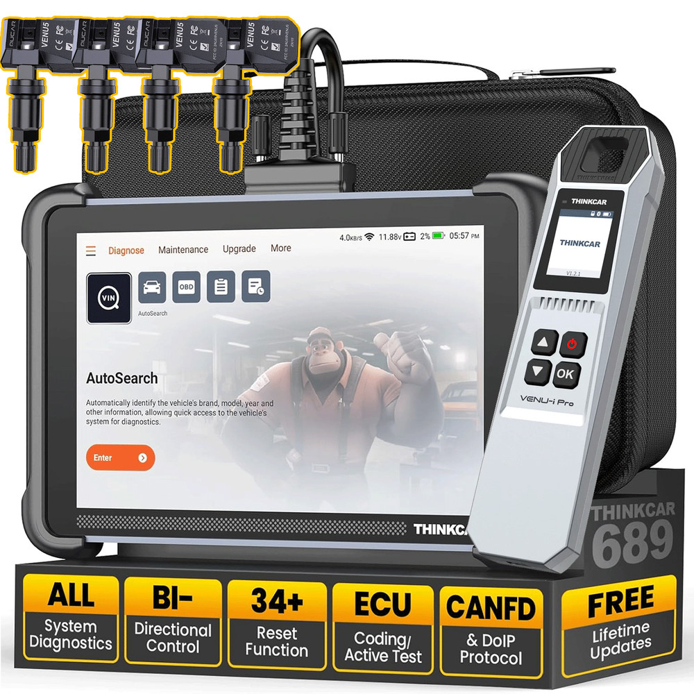 THINKSCAN 689 TPMS Programmer Scanner ECU Coding Diagnostic Tool 35+Resets FREE