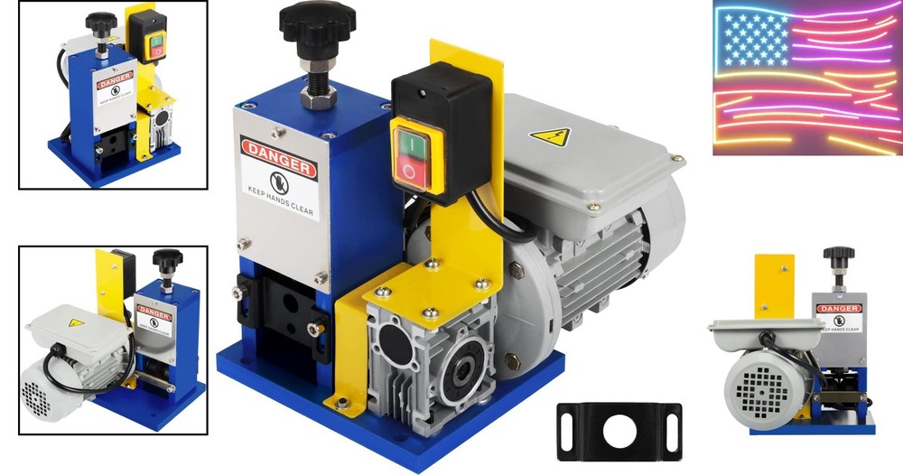 Automatic Electric Wire Stripping Machine 0.05"-0.98",Portable Dark Blue Wire...