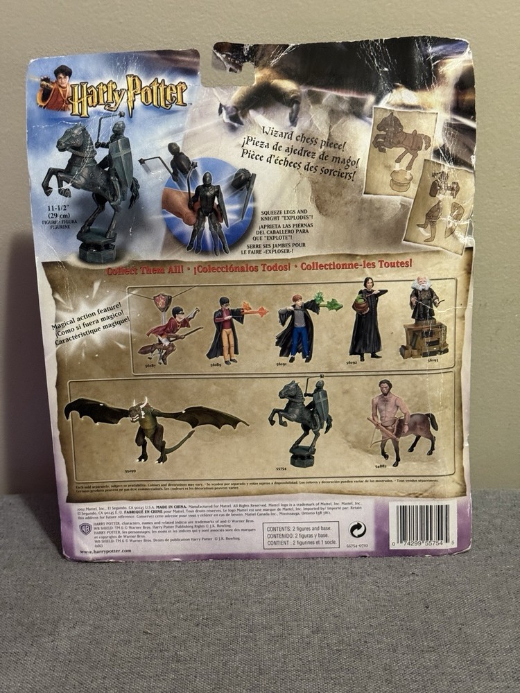 Harry Potter Poseable Figure Mattel Knight, Caballo, Cavalier SHIPS SAME DAY