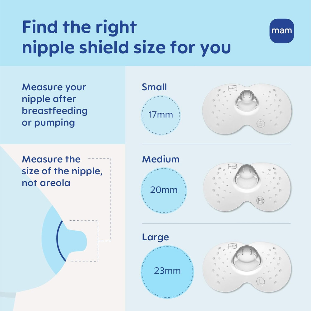 Nipple Shields for Breastfeeding Medium 20Mm – Ultra Thin Silicone Shield for La