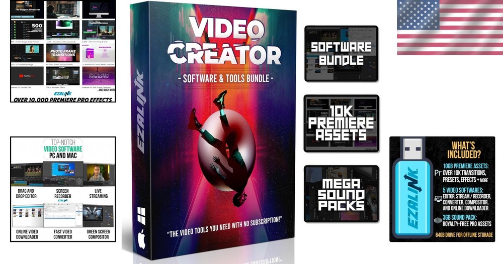 Video Editing Software Pack | Editor, YouTube Down