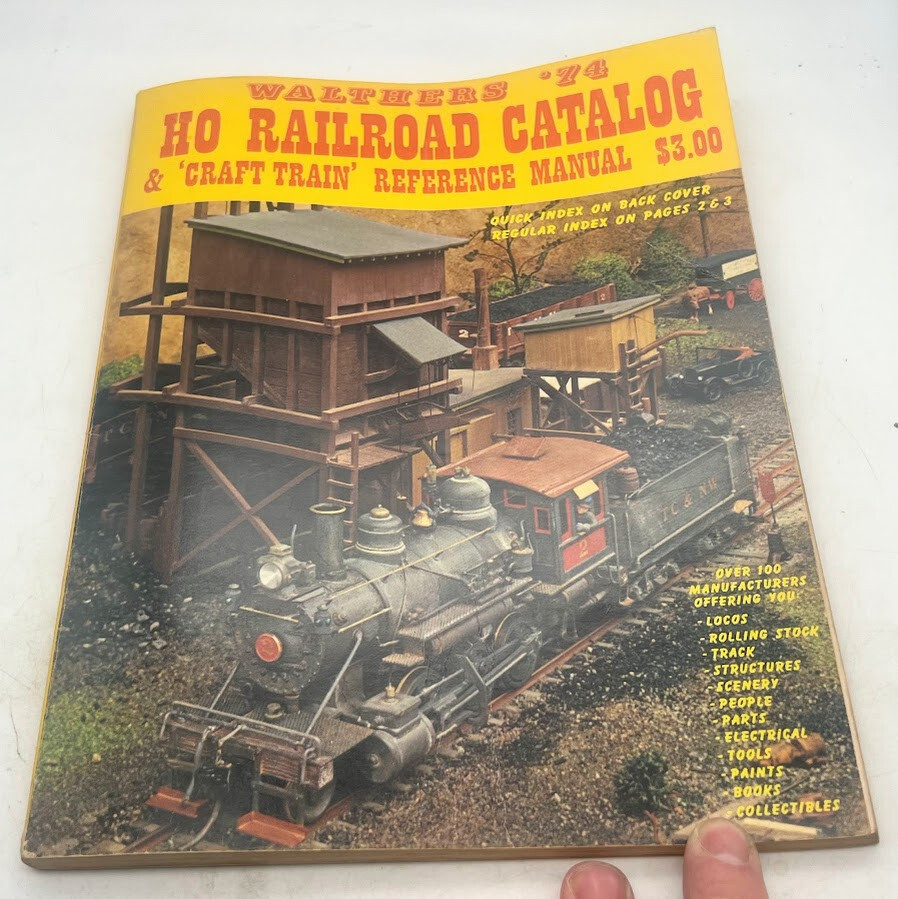 Walthers HO Train Catalogs 1971-1999 Incomplete please read