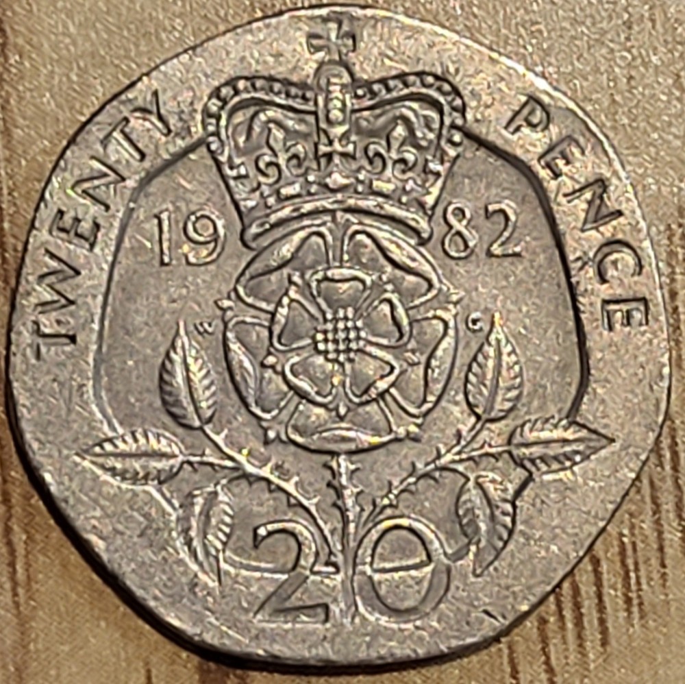 1982  Great Britain  20 Pence Coin    N148