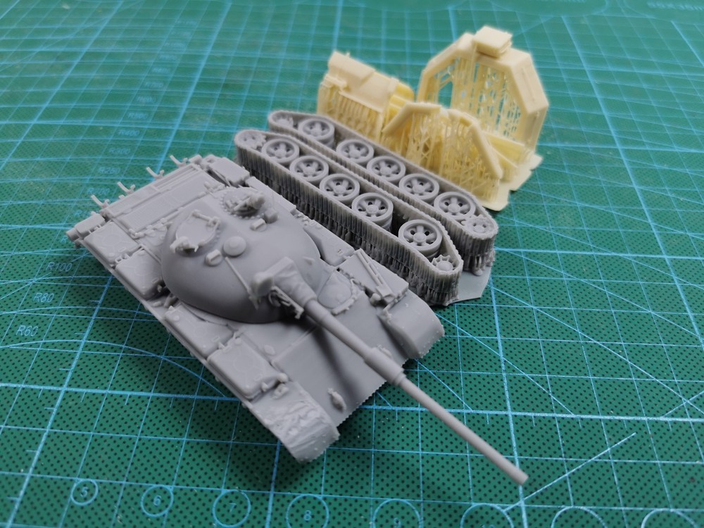 3D Printed 1/72 D Series T54 (D) medium tank Unpainted