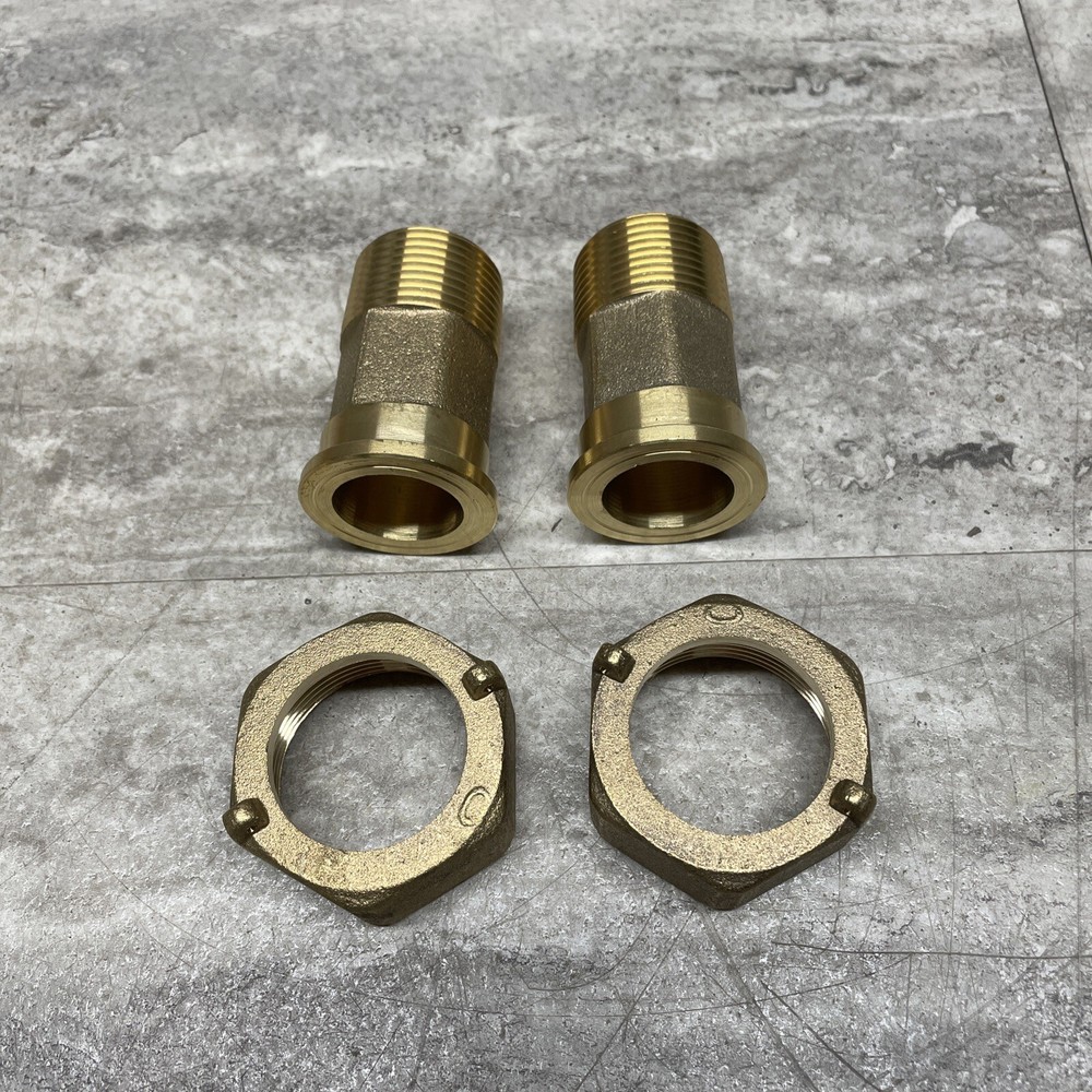 Adapter Set For Badger Style 1” Inline Flow Meter, New