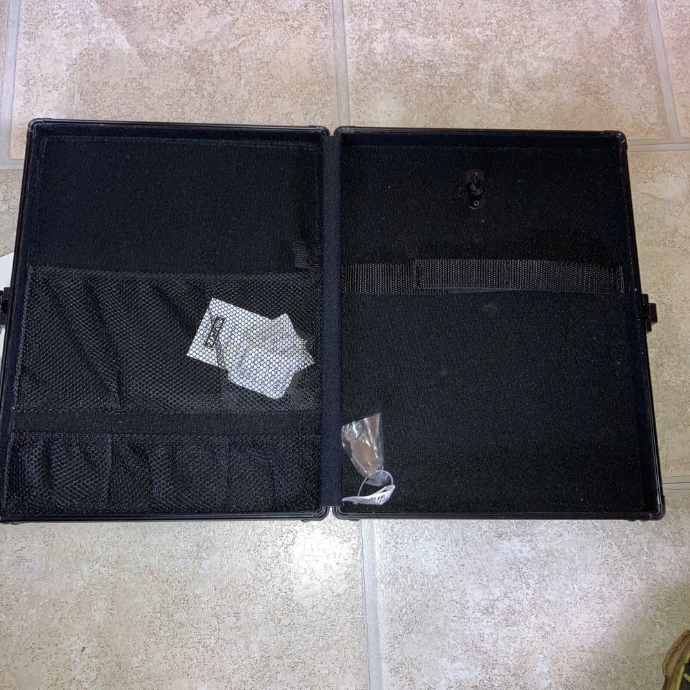 Vaultz Locking Storage Clipboard Tactical Black
