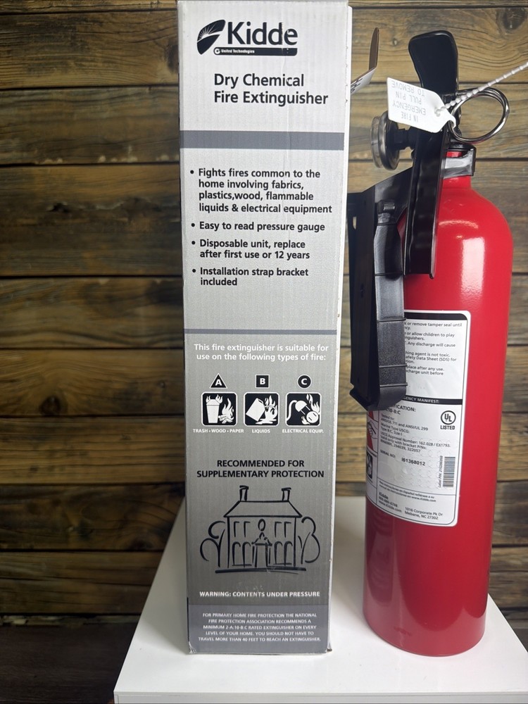 Kidde 1-A-:10-B:C Fire Extinguisher ( 2 Pack )