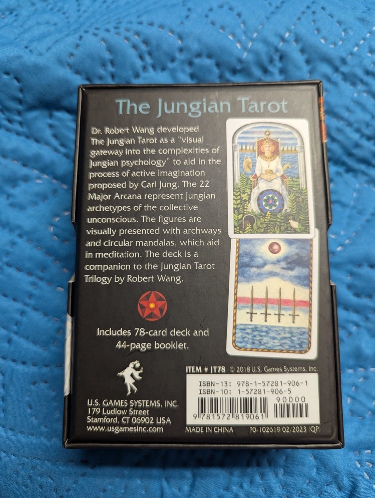Jungian Tarot Deck by Robert Wang (2017) 78 Cards, Complete