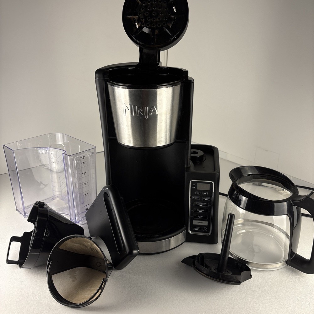 Ninja 12-Cup Programmable Brewer Coffee Maker - Model CE-200: Black & Silver