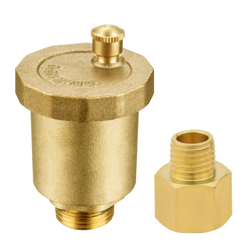 Brass 3/8 NPT Male Air Vent Valve Automatic Float Valve Air Release Air Bleeder