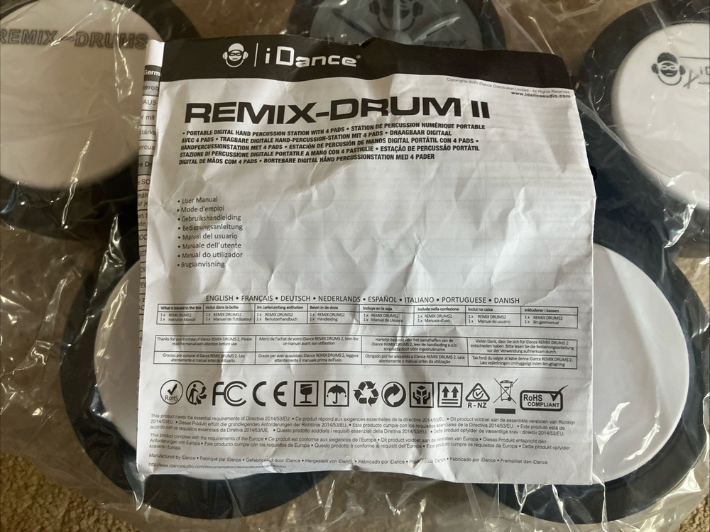 Dance Remix Digital Hands Percussion Portable Percussion Station Great Fun!