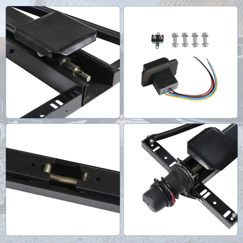 298707 Universal Rear Trailer Stabilizer Jack Stand Stabilizer Jack Kit Black