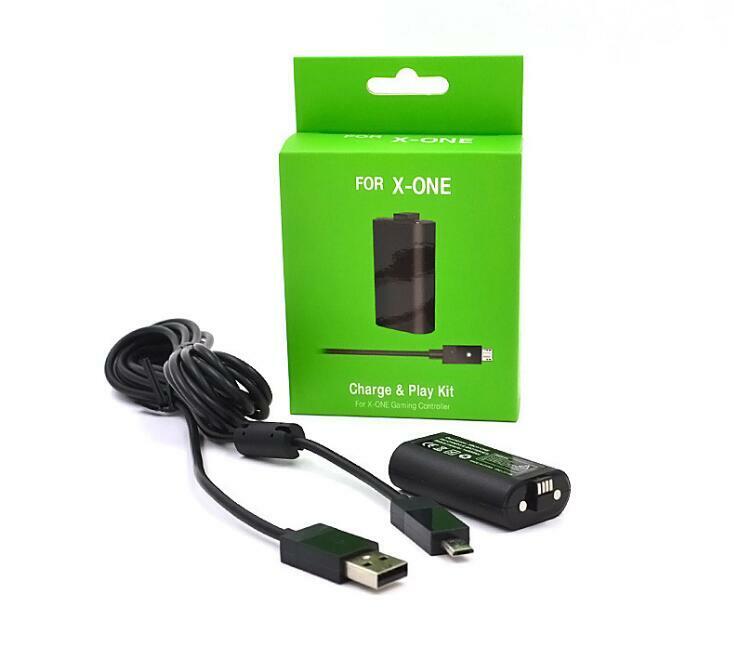 2 X Battery Pack for Microsoft XBOX ONE S SLIM Wireless Controller &Charge Cable