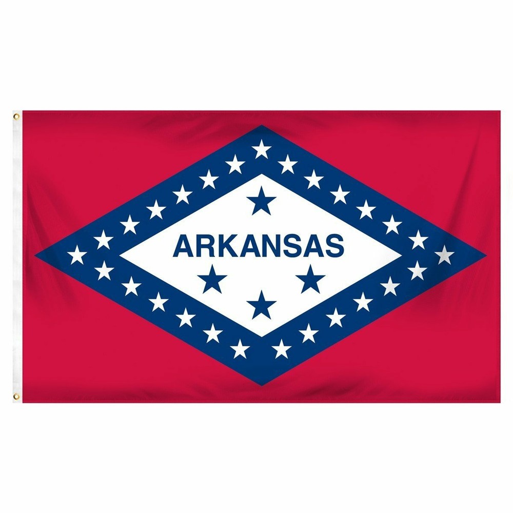 Arkansas  3' x 5' Indoor Polyester State Flag