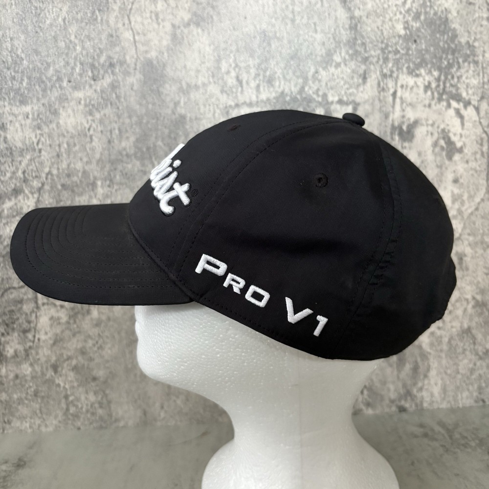 Titleist ProV1 TS Hat Black Adjustable Golf Cap
