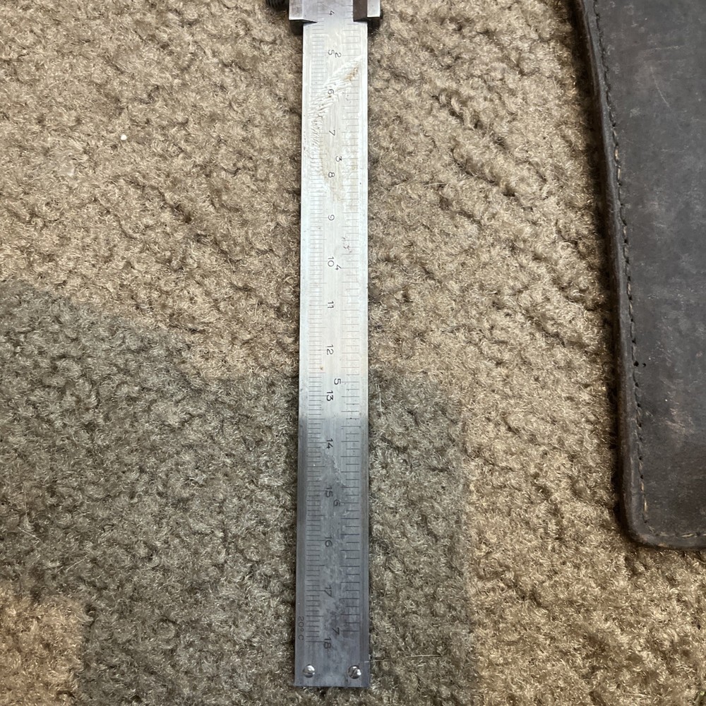 Vintage Deckel vernier caliper With Case