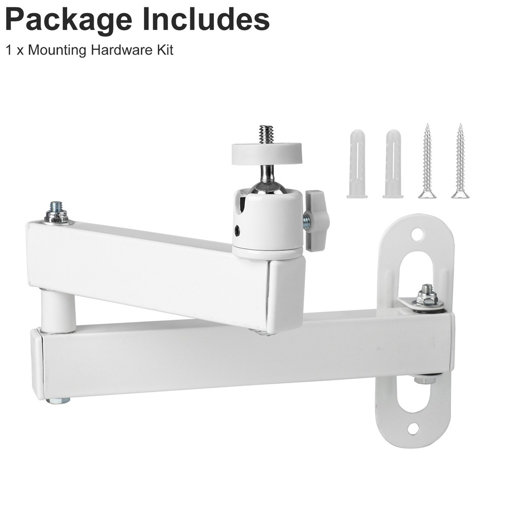 Foldable Adjustable Projector Wall & Ceiling Mount with 360° Rotation Aluminum