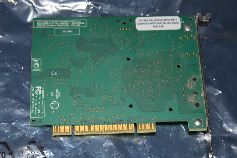 3COM 56Kbps FAX MODEM Desktop PC PCI Interface 3CP5610A