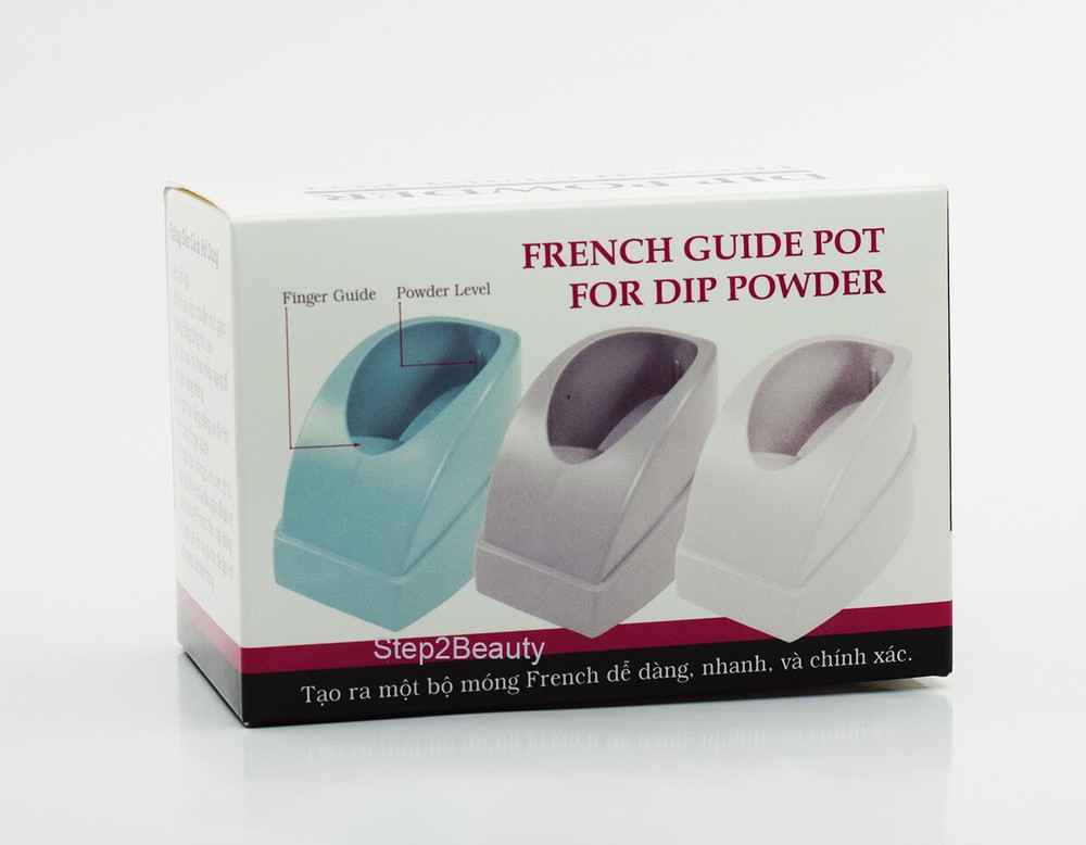 Berkeley Dip Powder French Guide Pot Case WHITE