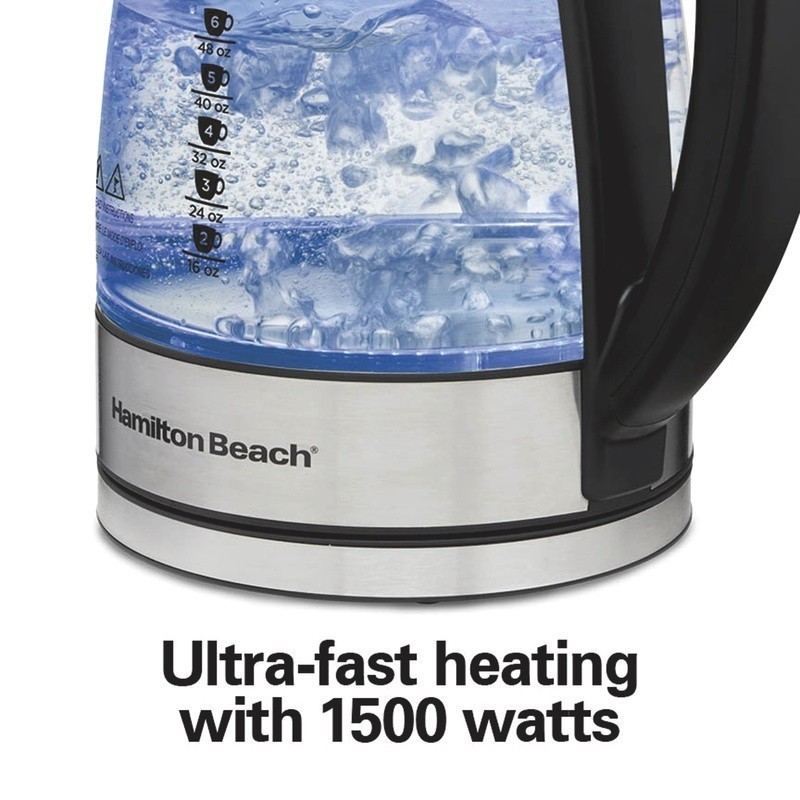 Temperature Control Glass Kettle 1500W Auto Shutoff Fast Boil Keep Warm New