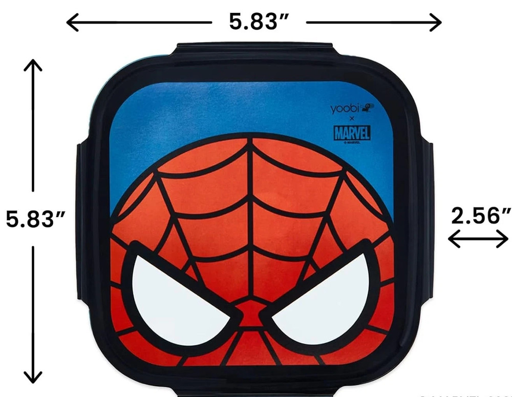 Bento Box Yoobi x Marvel Spider-Man Ice Pack 3 Compartments