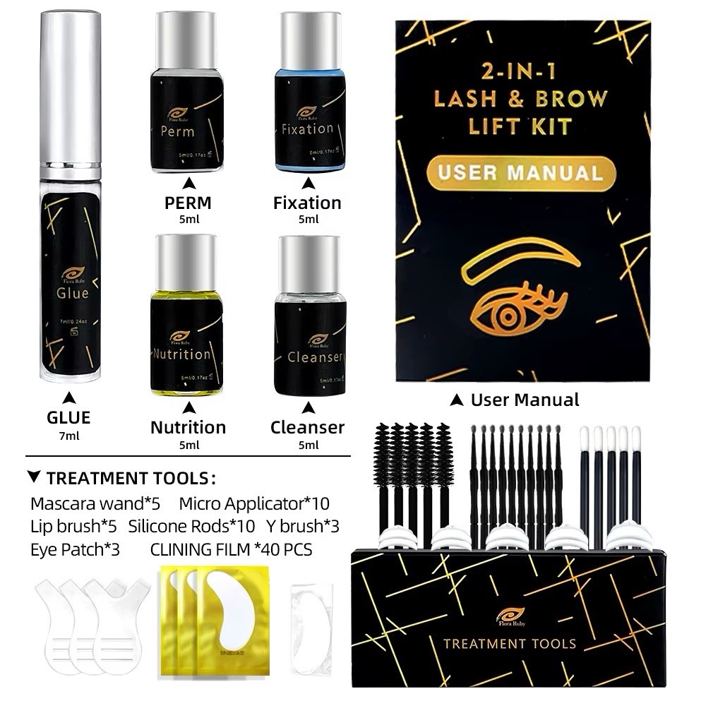 Flora Ruby - Eyelash And Eyebrow lift Kit