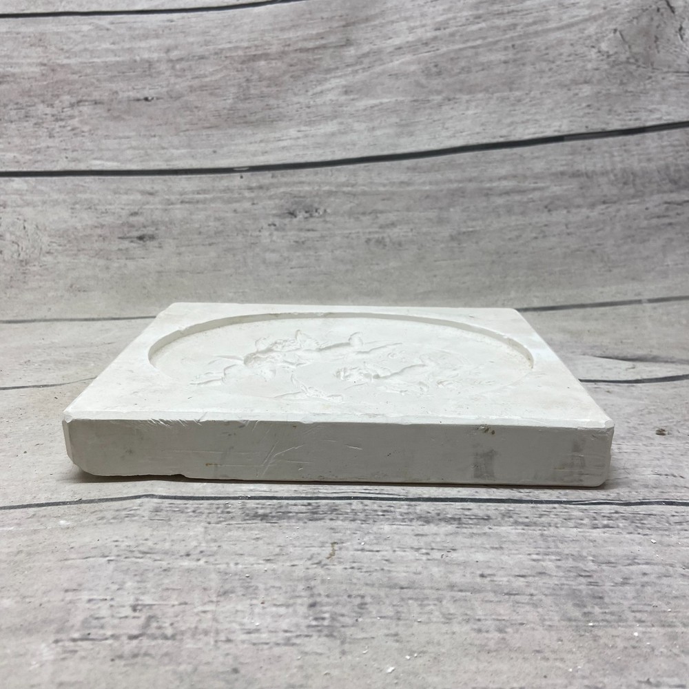 Unbranded Ceramic Casting Mold Winged Cherubs Open Pour #329